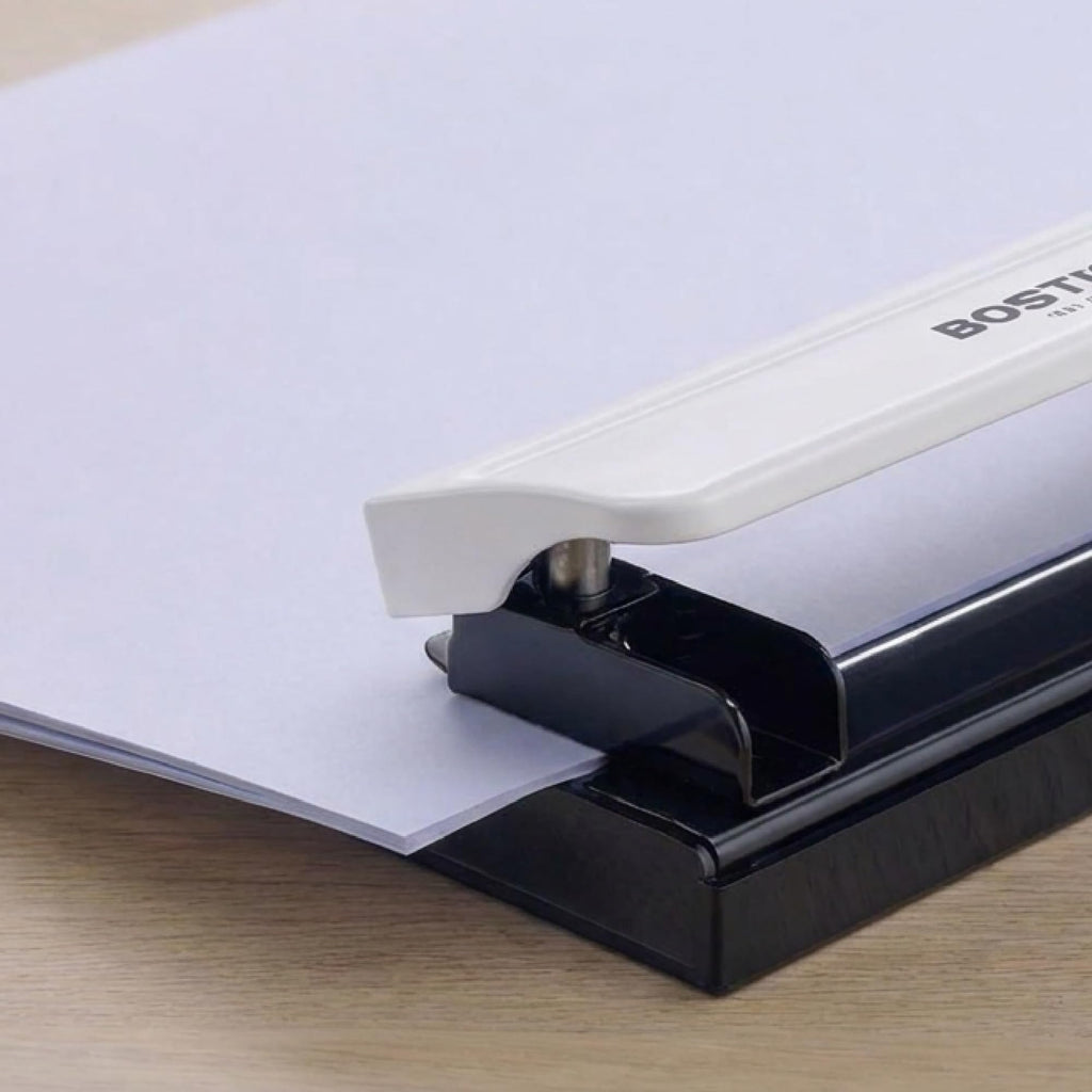 Bostitch Office 3 Hole Punch, Metal, 12 Sheet Capacity, Rubber Base, Silver Jansha Store