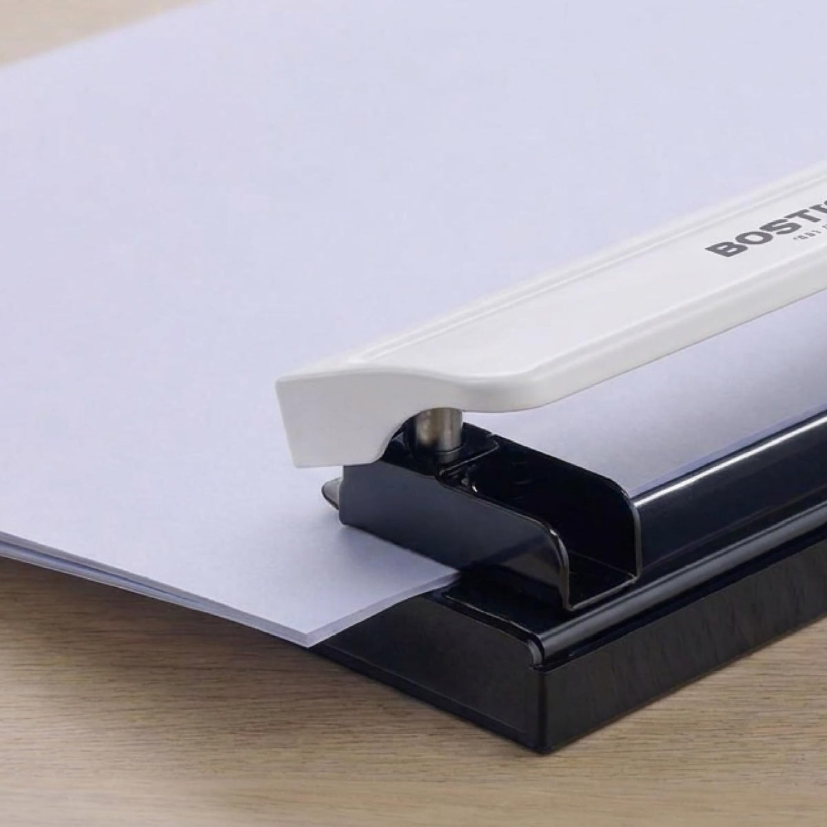 Bostitch Office 3 Hole Punch, Metal, 12 Sheet Capacity, Rubber Base, Silver Jansha Store