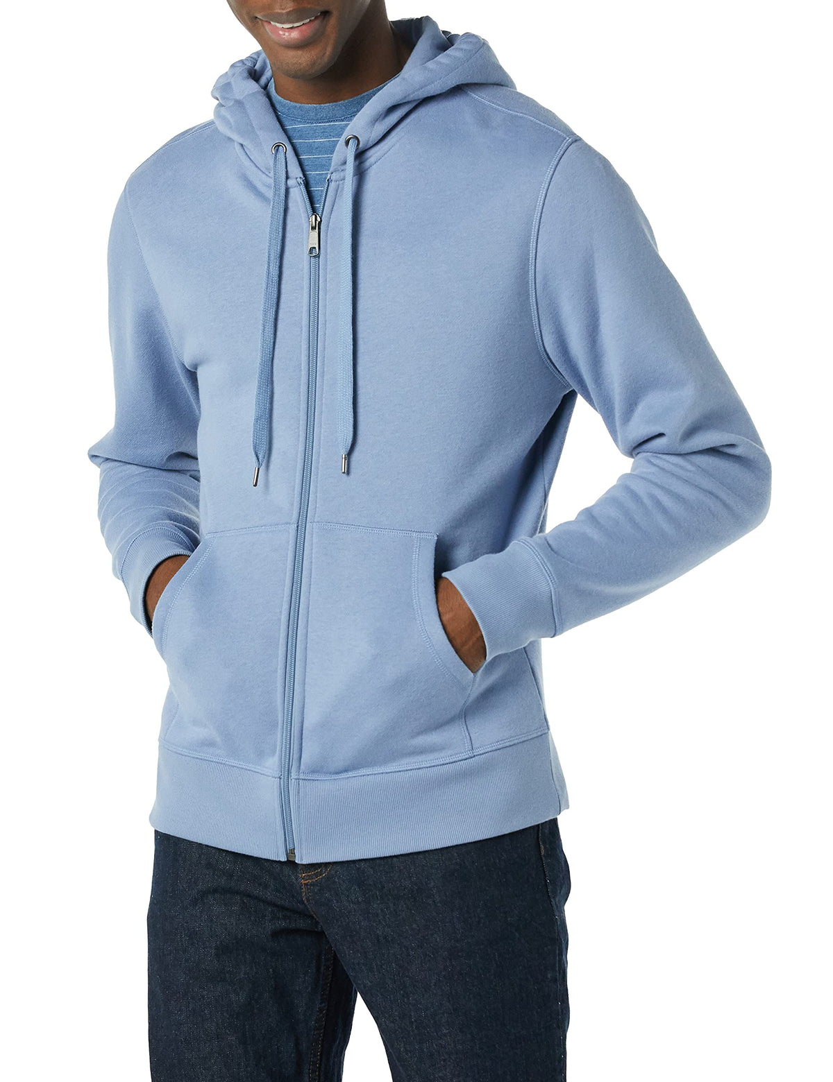 Amazon Essentials Men's Full-Zip Fleece Hoodie Sweatshirt (Available in Big & Tall) Jansha Store
