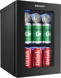 EUHOMY 24 Can Mini Fridge, 18L Beverage Refrigerator with Quiet Compressor Jansha Store