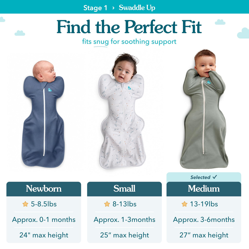 Love to Dream Swaddle Up Bamboo Baby Sleep Sack | 1.0 TOG, 13-19lbs, Blue Jansha Store