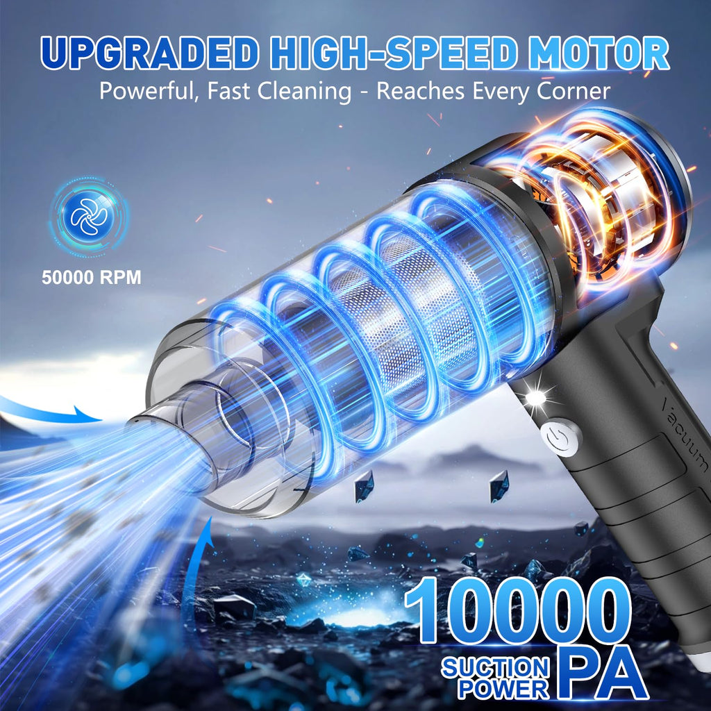KMM Handheld Car Vacuum Cleaner, Hand Held Vacuum & Air Duster Jansha Store