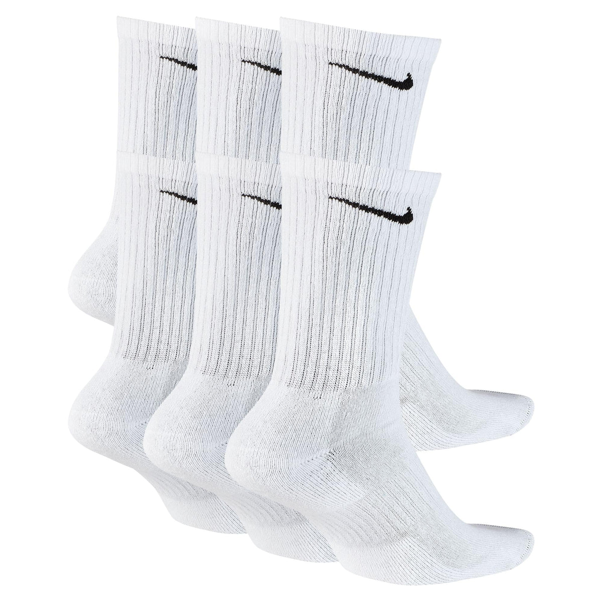 Nike Adult Everyday Cushioned Training Crew Socks (6-Packs) | Mens & Womens Jansha Store