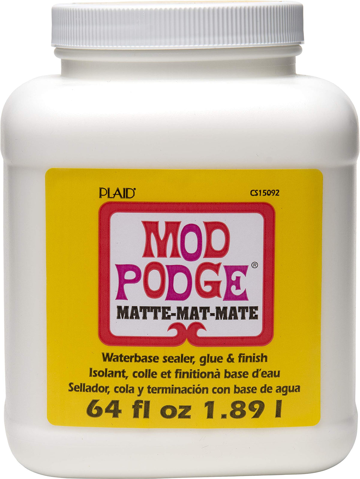 Mod Podge CS11302B Waterbase Sealer, Glue and Finish, 16 oz, Matte- (Pack of 12) Jansha Store