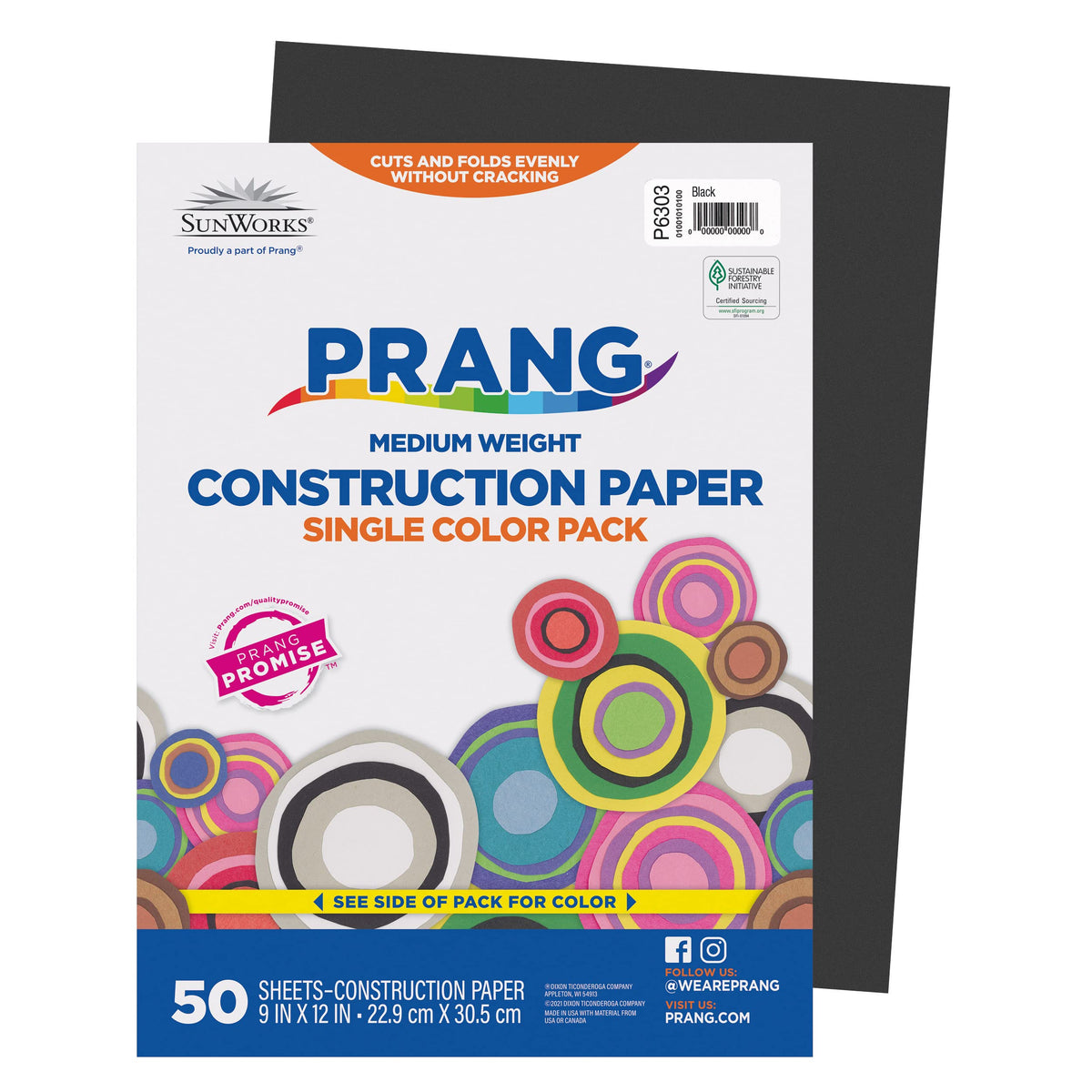 Prang (Formerly SunWorks) Construction Paper, Pink, 9" x 12", 50 Sheets Jansha Store