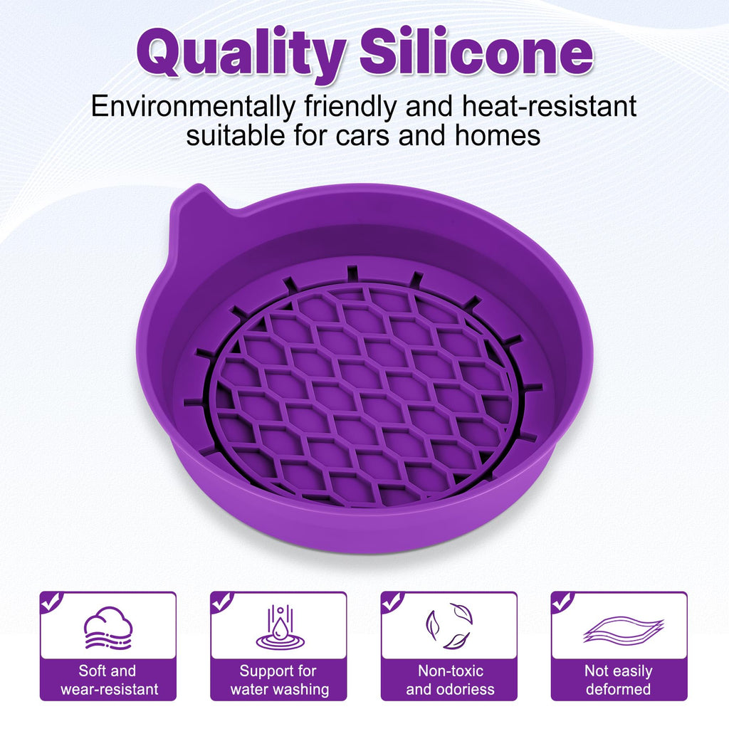 SINGARO Car Cup Holder Coaster, Silicone Cup Holder Insert, Universal Non-Slip Cup Holders, Car Accessories Interior for Women and Man Interior Sets 4 Pack Black Jansha Store