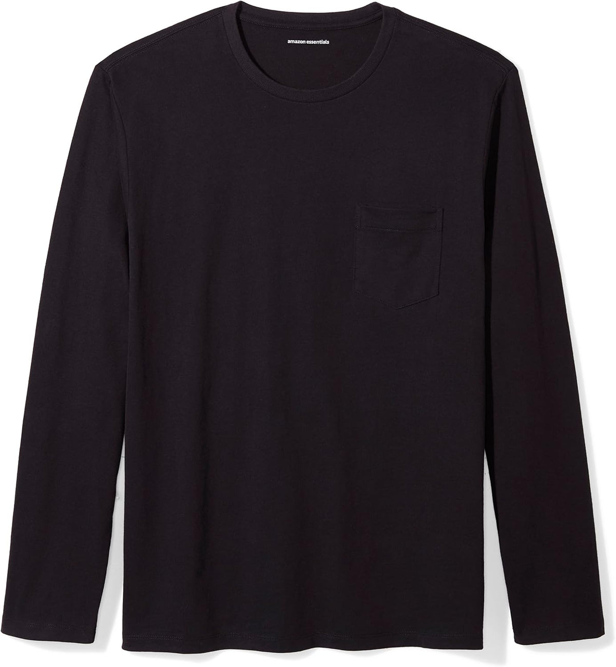 Amazon Essentials Men's Regular-Fit Crewneck Long-Sleeve T-Shirt, Casual Cotton Jersey Jansha Store
