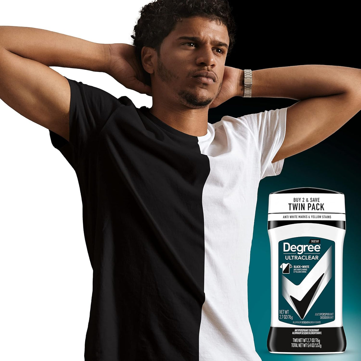 Degree Men UltraClear Antiperspirant Deodorant, 2 Count, 2.7 oz Jansha Store