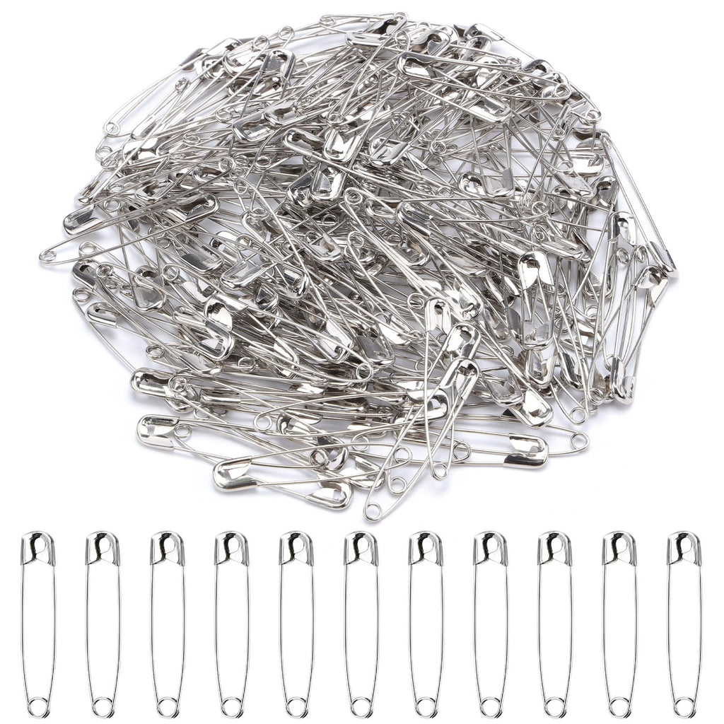 XKDOUS 3 Inch Large Safety Pins 100 pcs Silver Pins Bulk Jansha Store