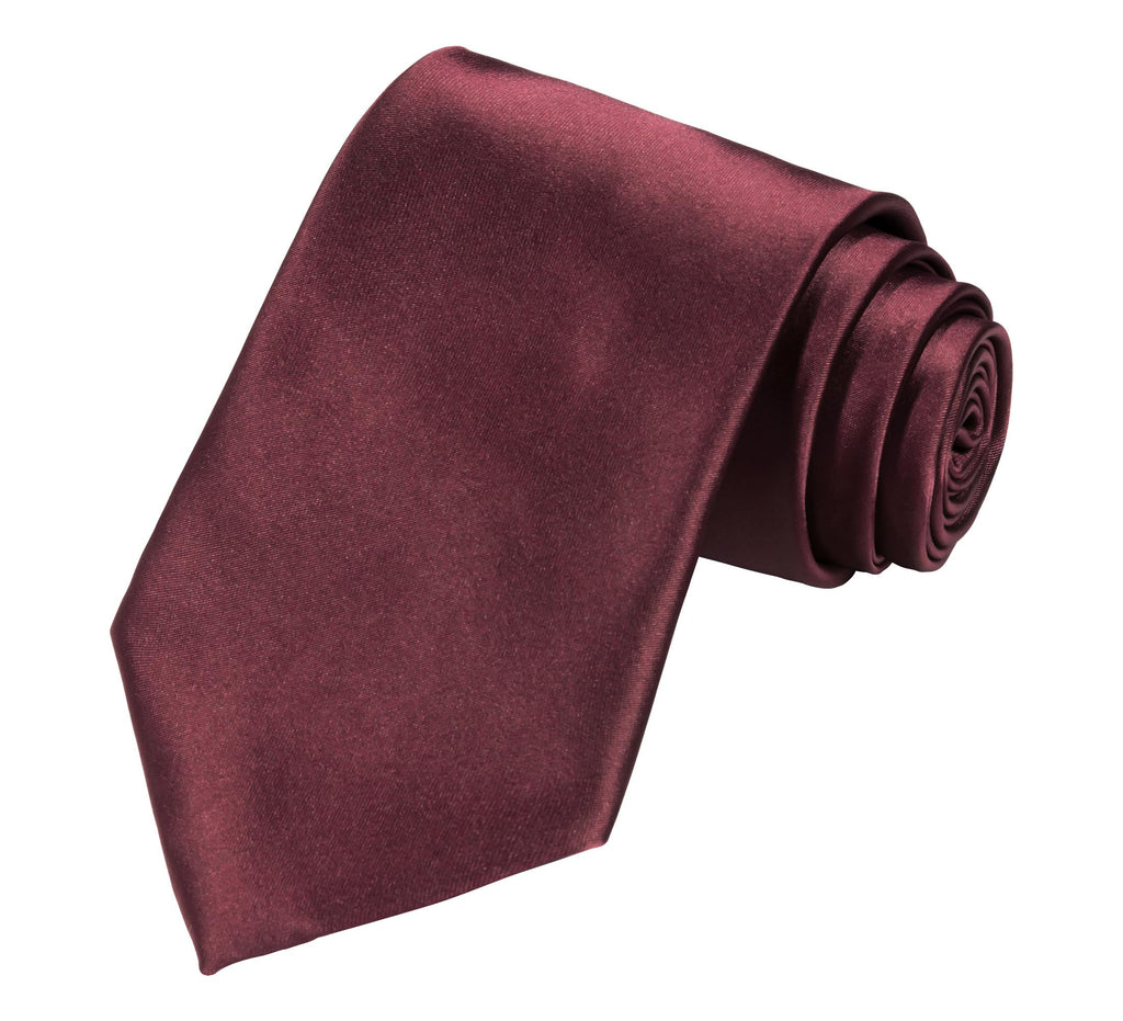TIE G Solid Satin Woven dyed Color Formal Black Necktie and Pocket Square Sets in Gift Box Jansha Store