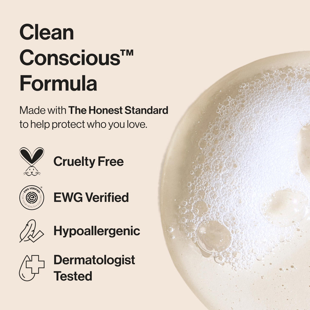 The Honest Company Shampoo & Body Wash, Tear-Free, Fragrance-Free, 10 fl oz Jansha Store