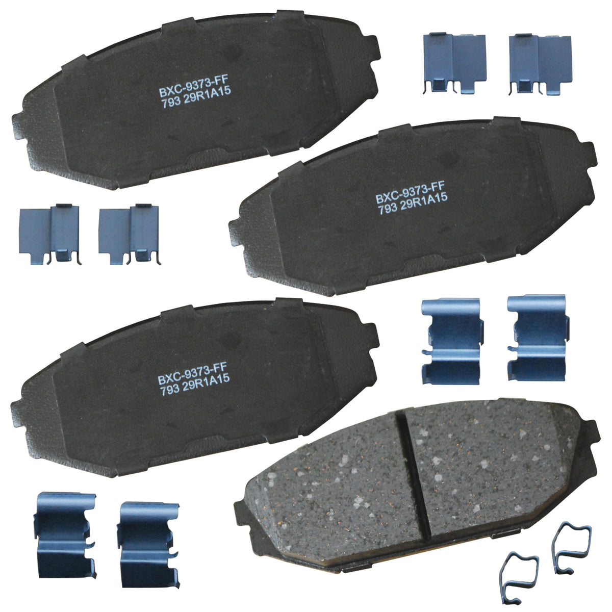 Bendix Premium SBC436A Ceramic Front Brake Pads for Toyota 4Runner 2002-2001, Hilux 2004, Tacoma 1998-1995 Jansha Store