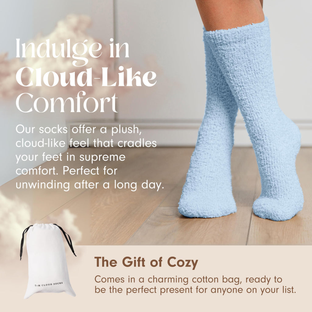 Unboxme Gifts Warm & Cozy Ultra-Luxe Cloud Fuzzy Socks, Gifts for Women Jansha Store