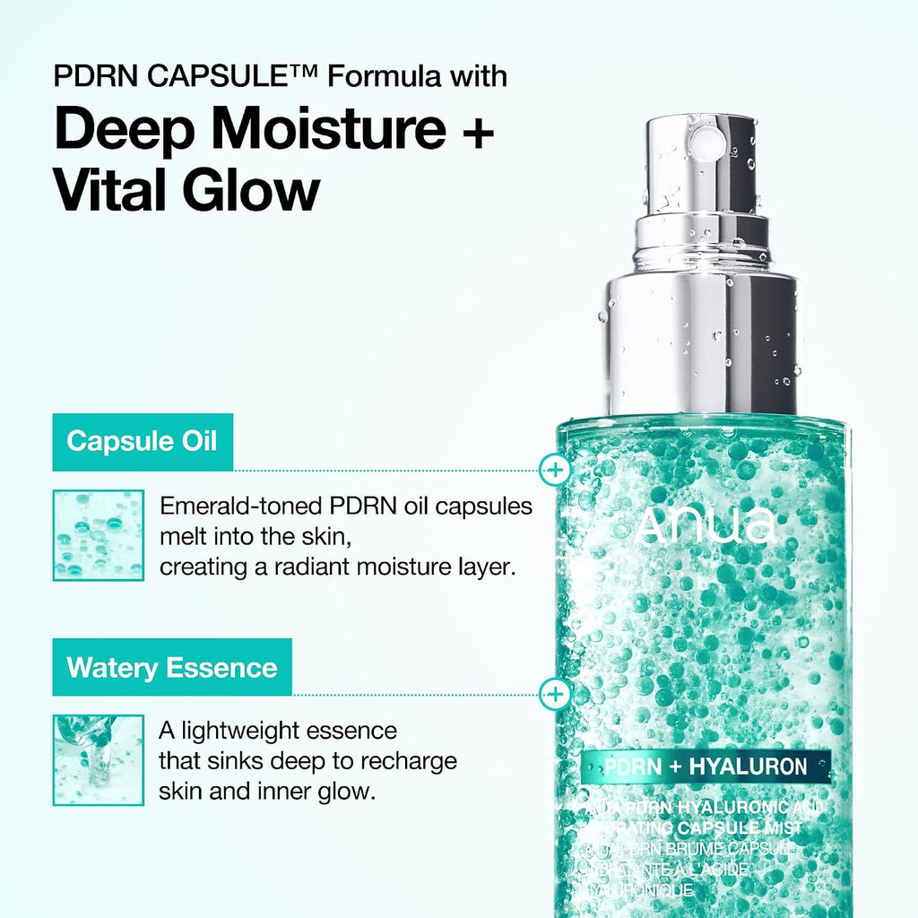 Anua PDRN Collagen Glow Facial Serum Spray, 3.38 fl oz Jansha Store