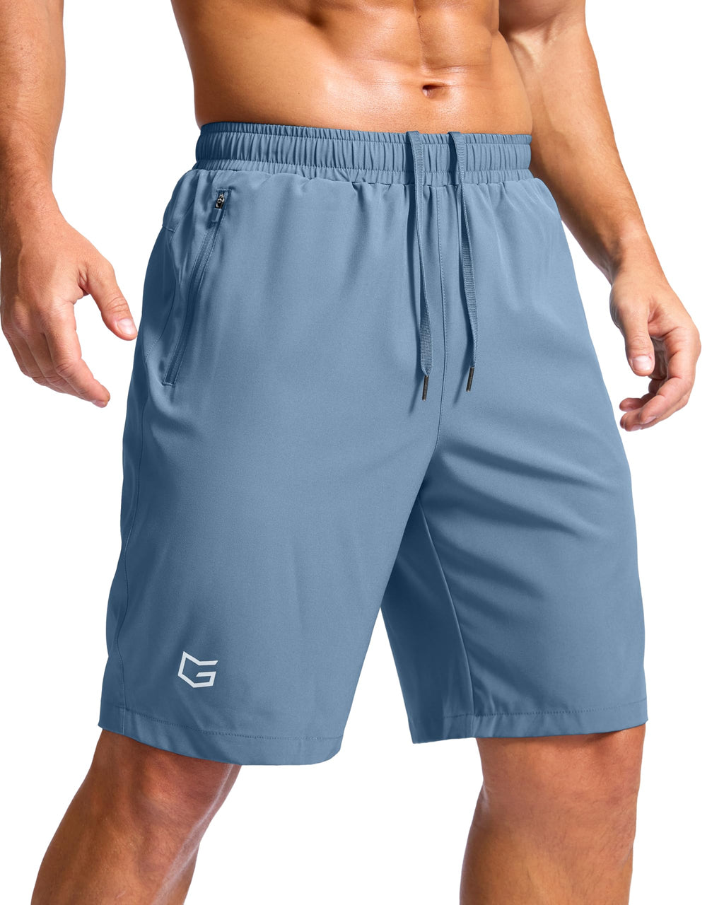 G Gradual Men's Athletic Running Shorts with 2 Zipper Pockets 7"/ 5"/ 9" Jansha Store