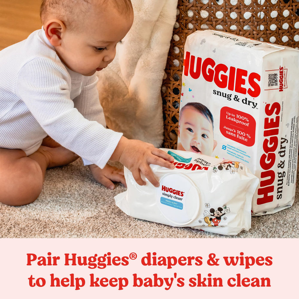 Huggies Snug & Dry Diapers Size 1, 44 Count Jansha Store