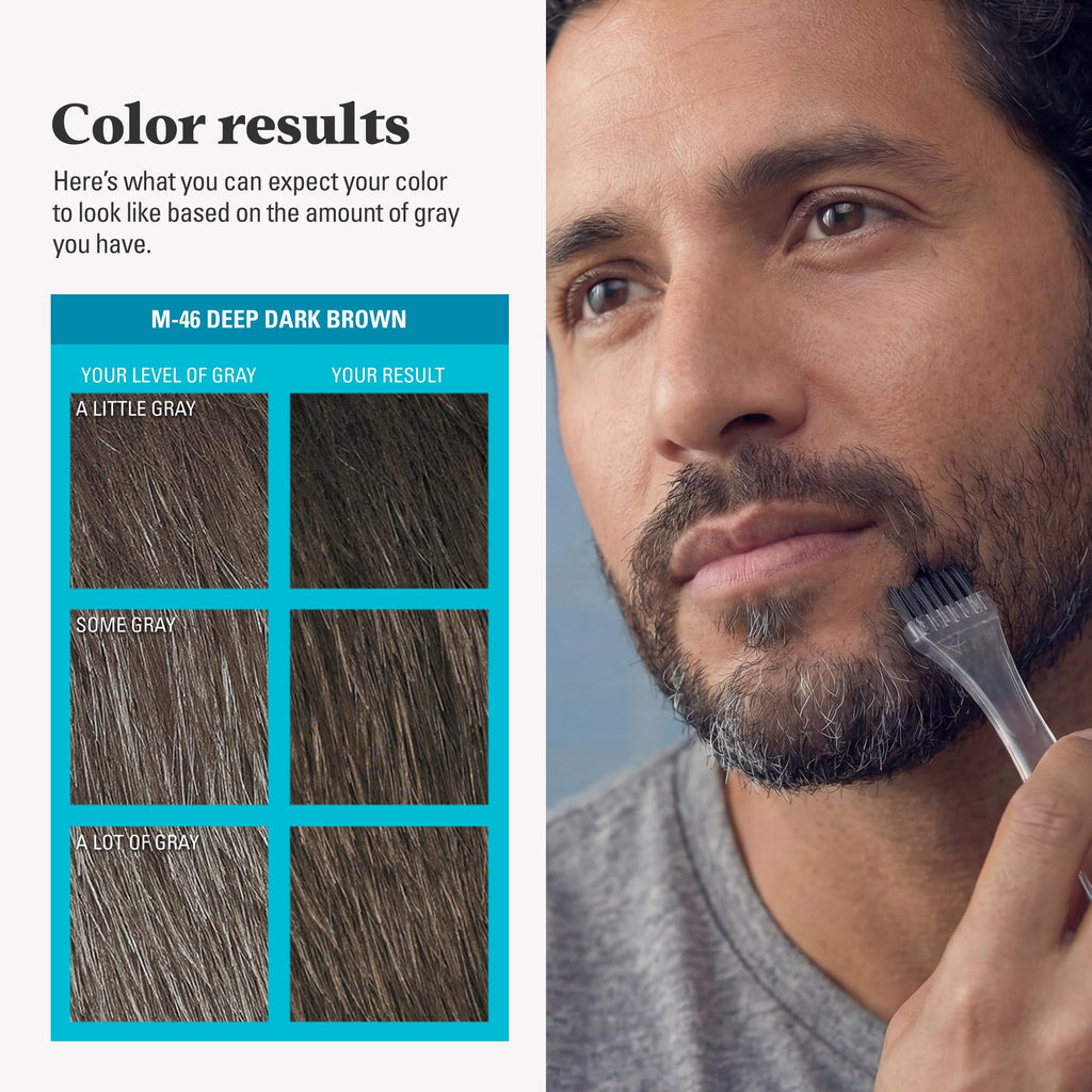JUST FOR MEN Mustache & Beard Dye, Keratin, Light Brown M-25 (1 Pack) Jansha Store