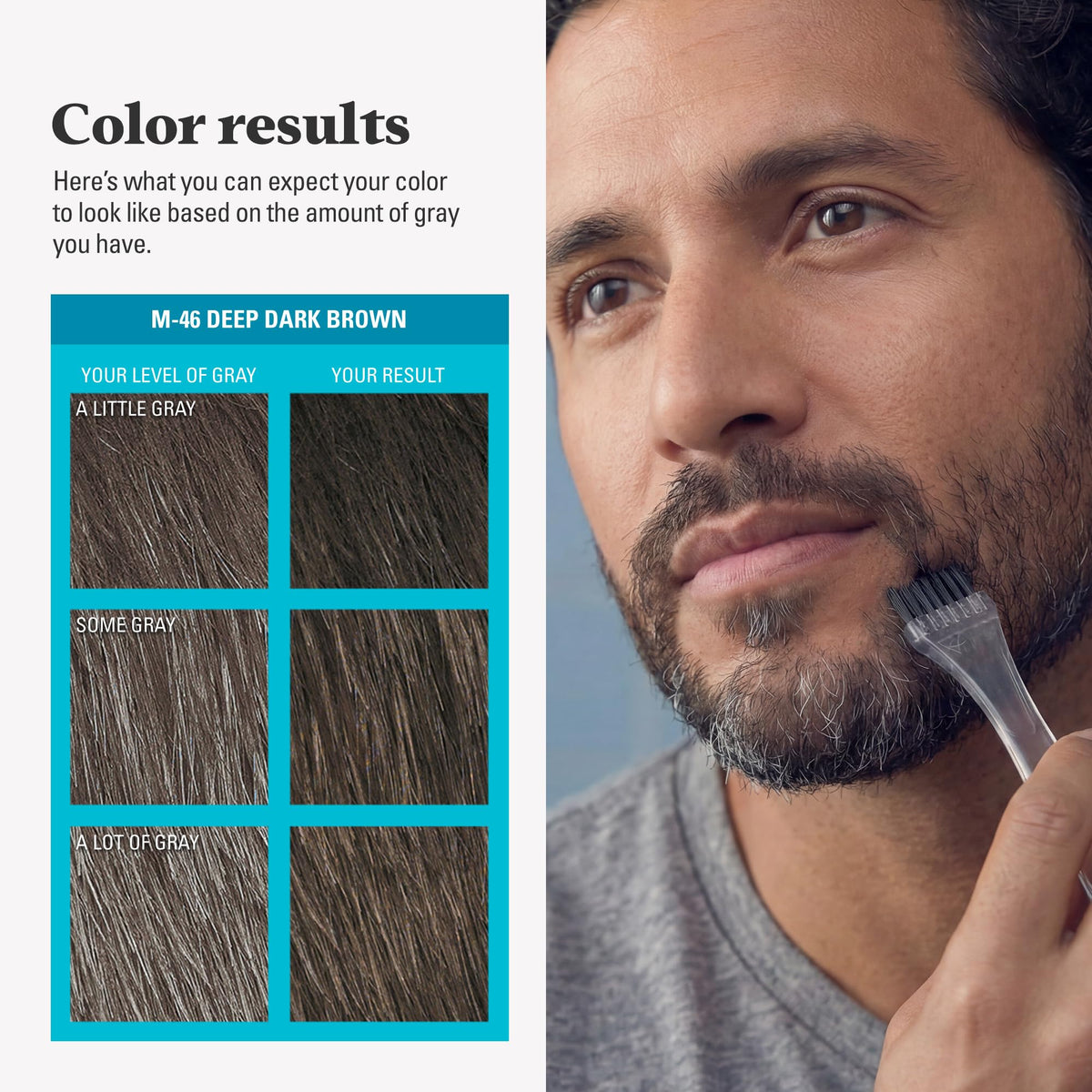 JUST FOR MEN Mustache & Beard Dye, Keratin, Light Brown M-25 (1 Pack) Jansha Store