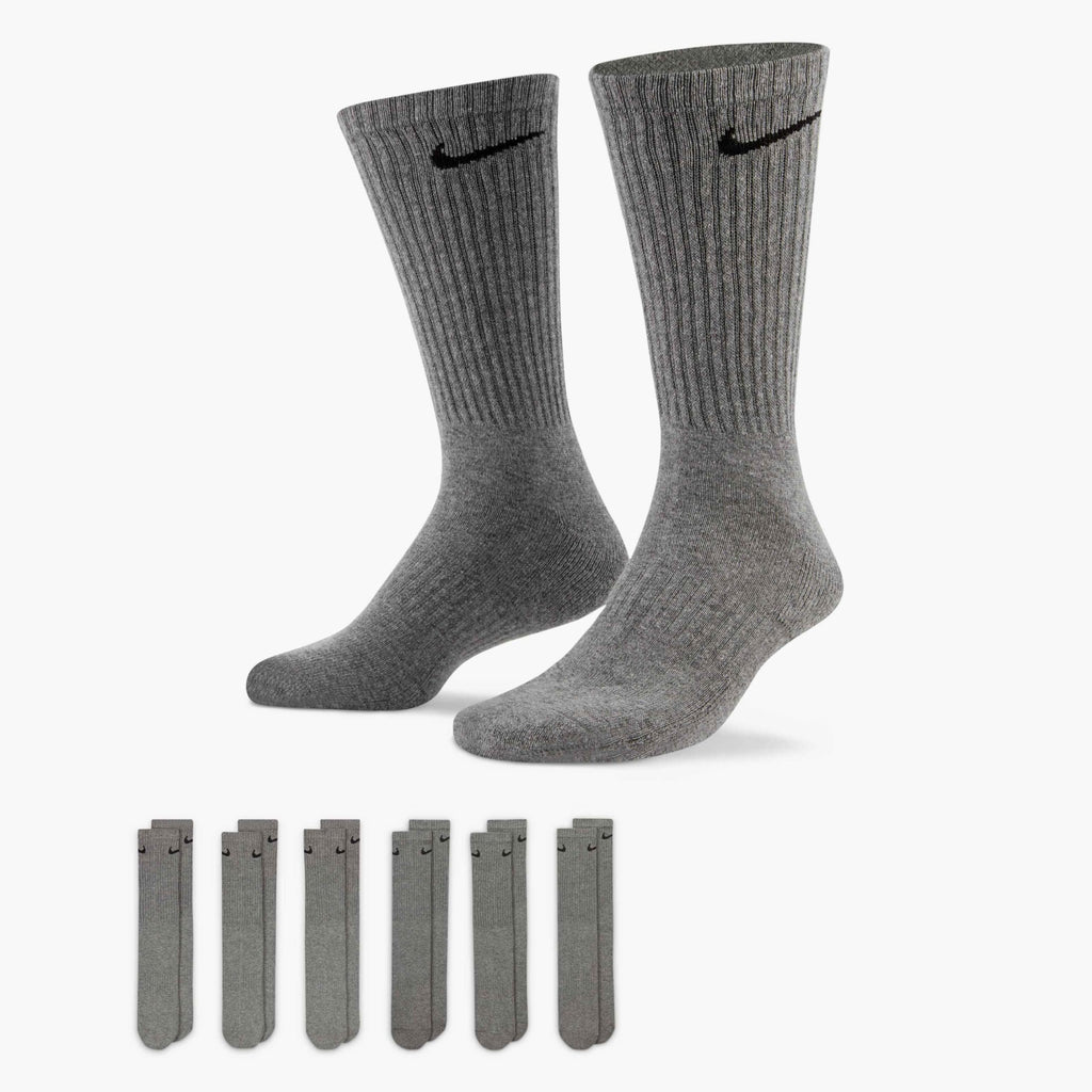 Nike Adult Everyday Cushioned Training Crew Socks (6-Packs) | Mens & Womens Jansha Store