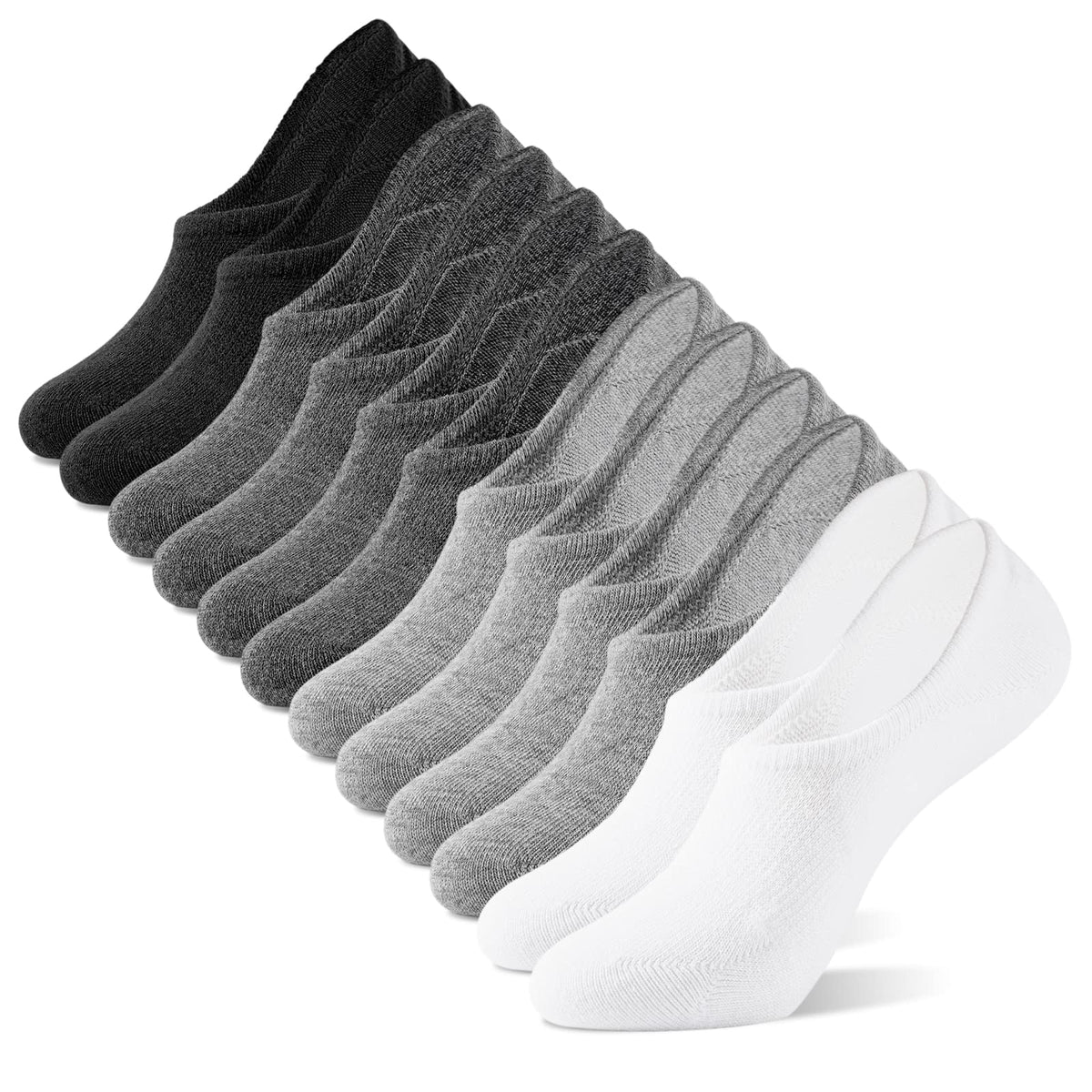 IDEGG Women & Men No Show Low Cut Anti‑Slip Casual Sports Running Socks Jansha Store