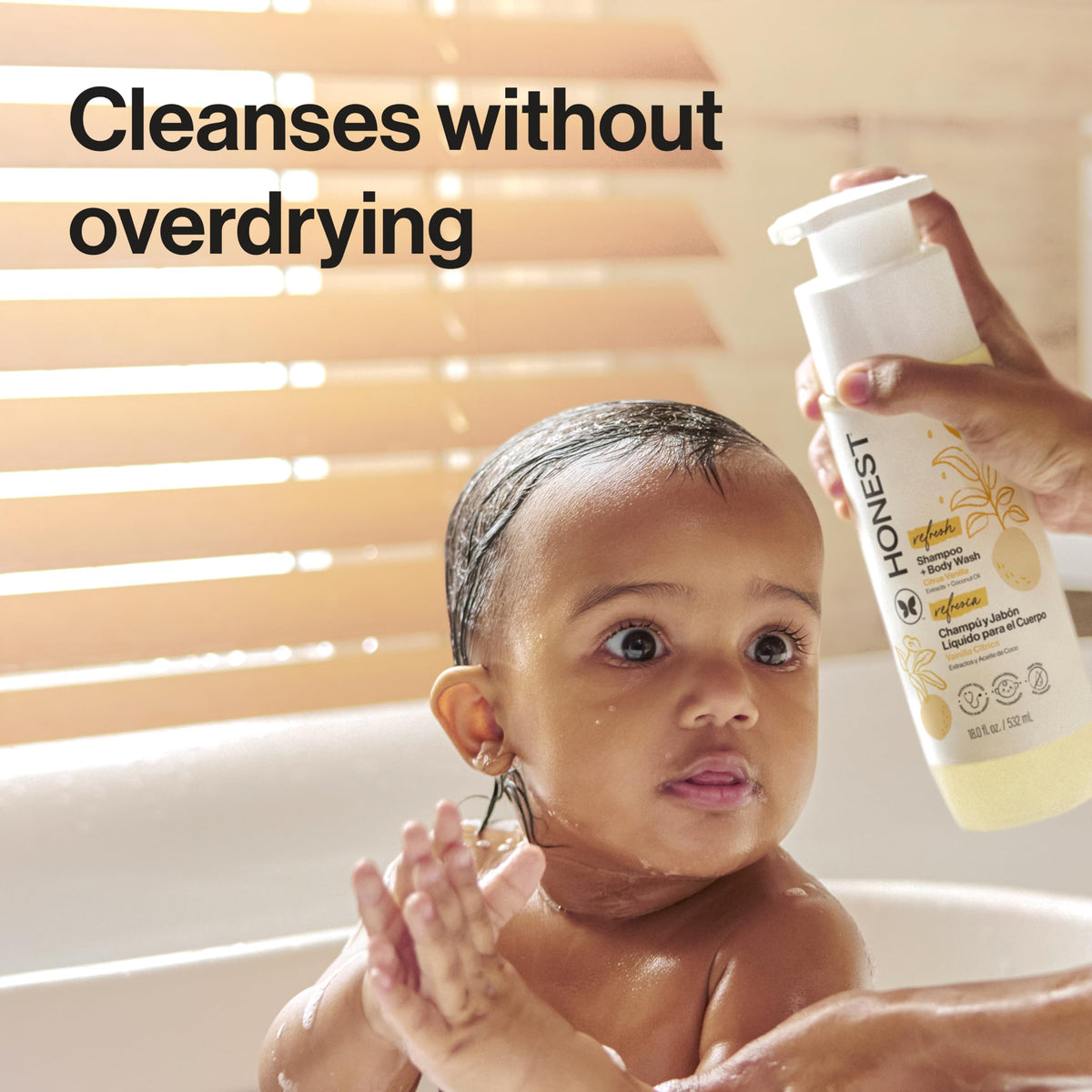 The Honest Company Shampoo & Body Wash, Tear-Free, Fragrance-Free, 10 fl oz Jansha Store