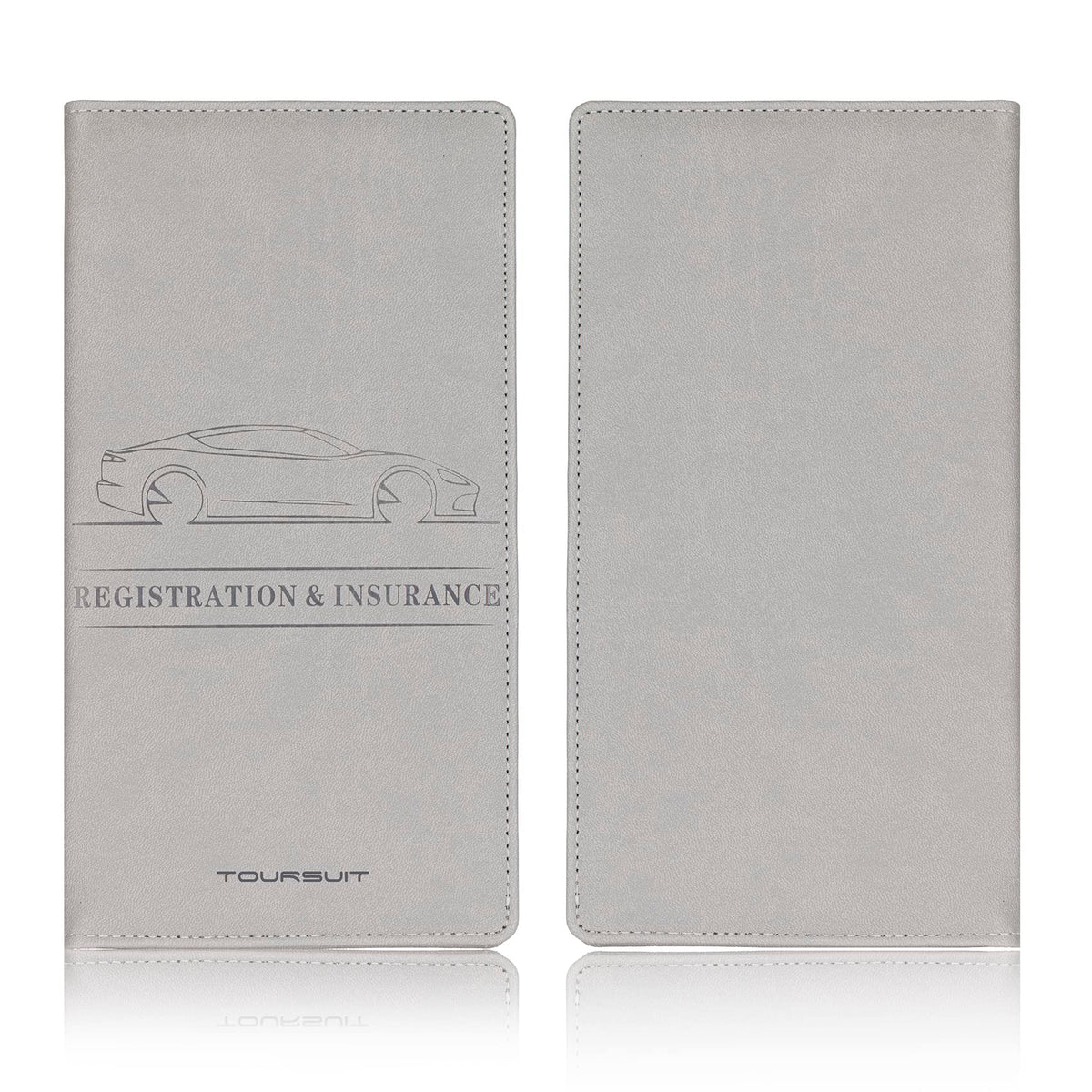 TOURSUIT Car Registration and Insurance Card Holder, Marble Black Jansha Store