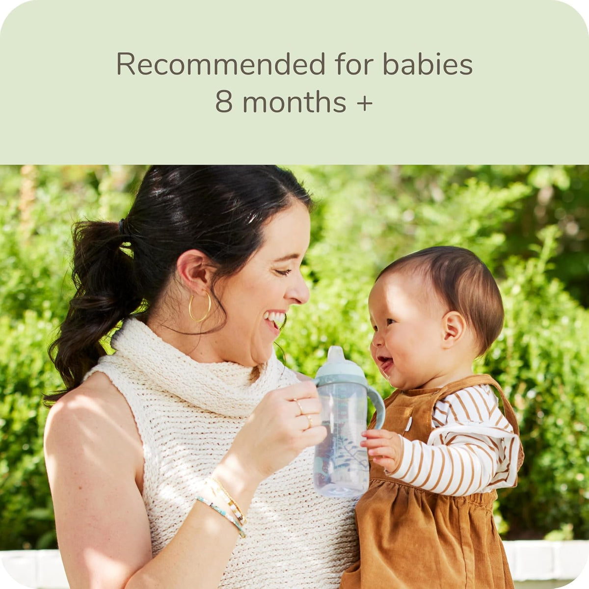 NUK for Nature Learner Cup, 10 oz, 9+ Months – BPA Free, Spill Proof Sippy Cup Jansha Store