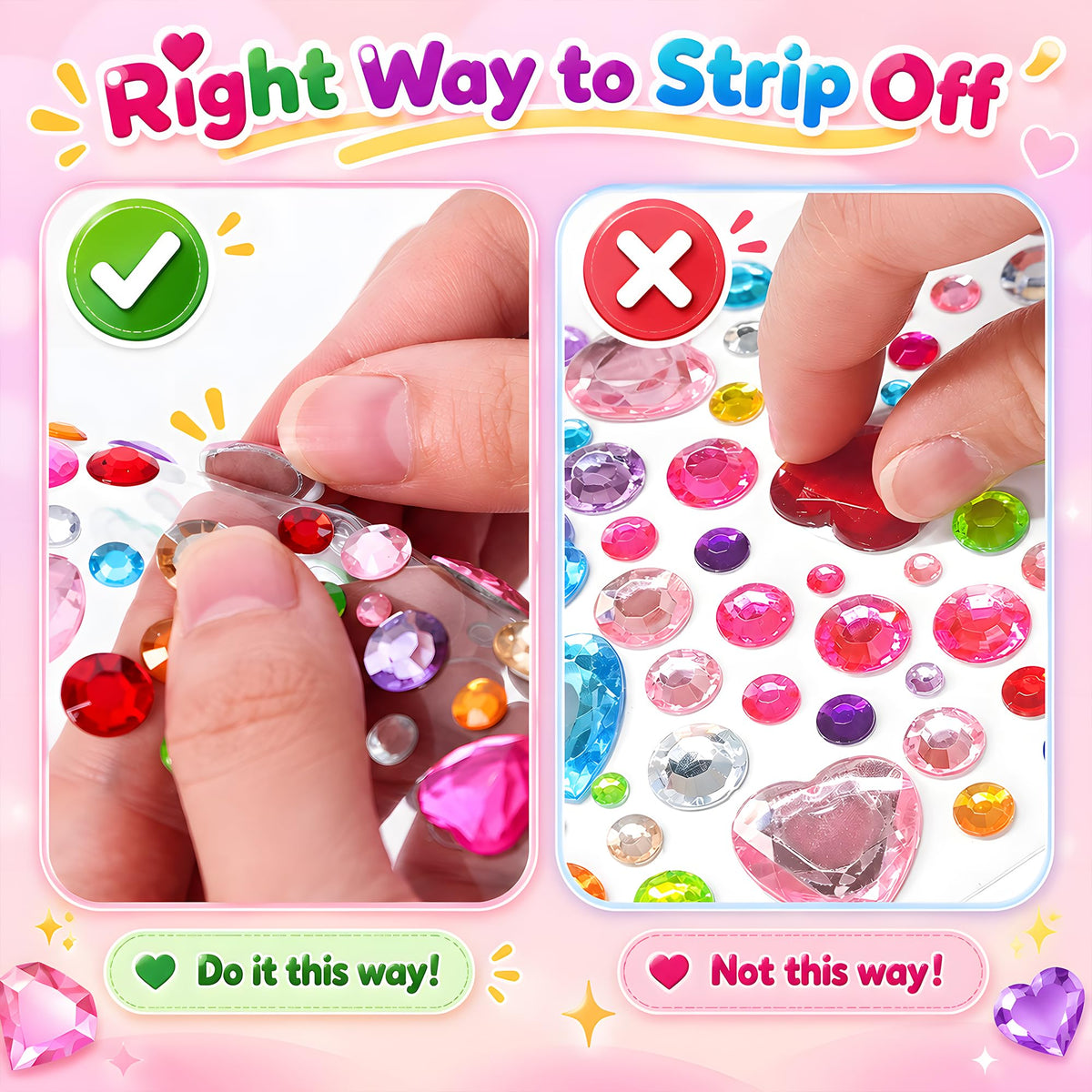 Stocking Stuffers,3528PCS Gem Stickers,Scrapbook Supplies Rhinestones Craft Jansha Store