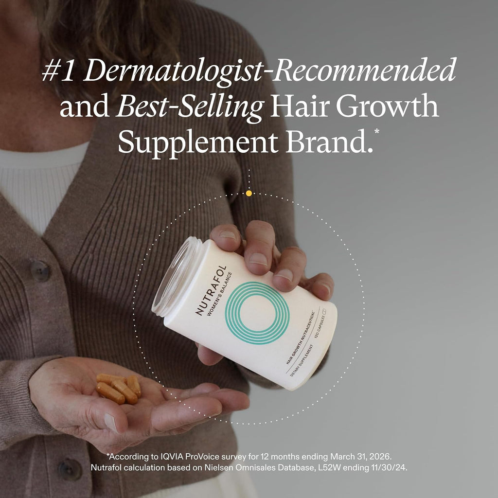 Nutrafol Women's Balance Hair Growth Supplements, Age 45+, 1-Month Bottle Jansha Store
