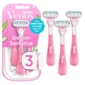 Gillette Venus Sensitive Women's Disposable Razors - Single Package of 3 Razors Jansha Store