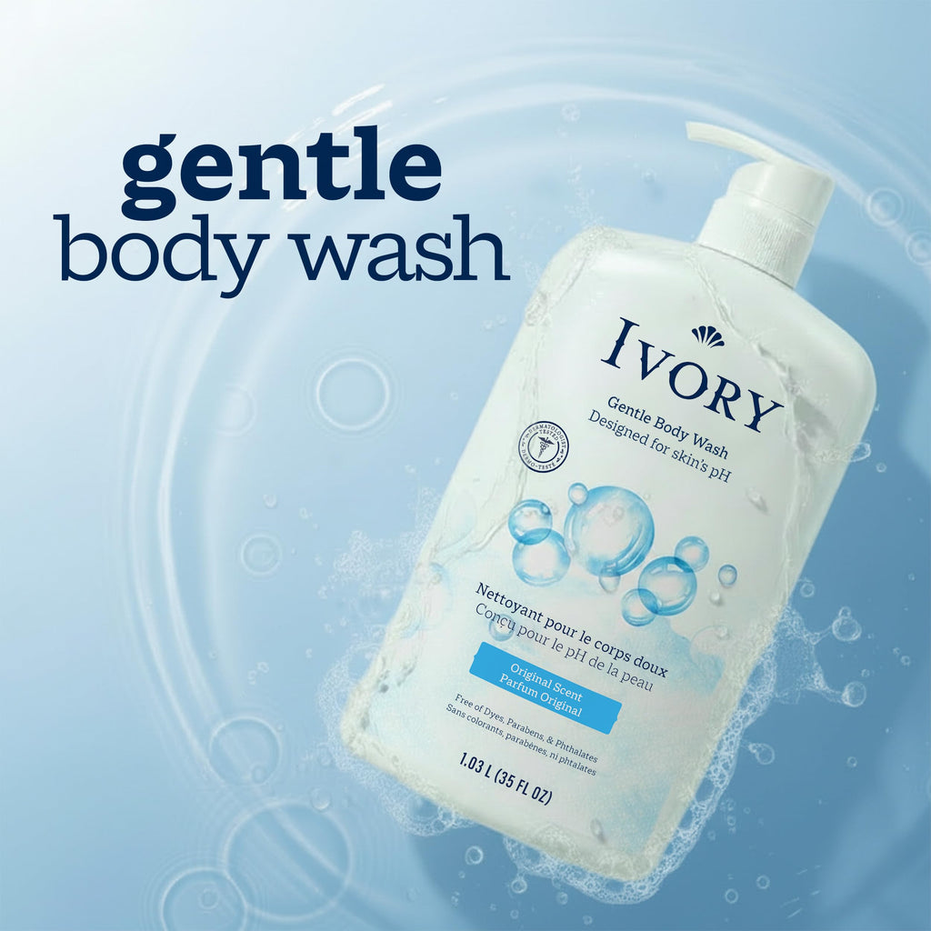 Ivory Body Wash Designed for the Whole Family, Original Scent, 35 fl oz Jansha Store