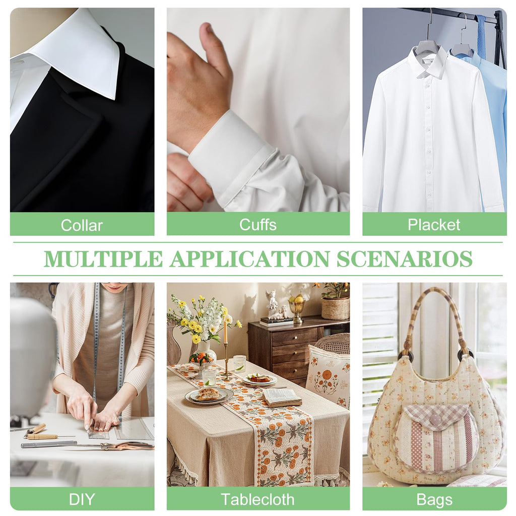Medium Weight Interfacing Fabric for Sewing Iron On Fusible Interfacing Jansha Store