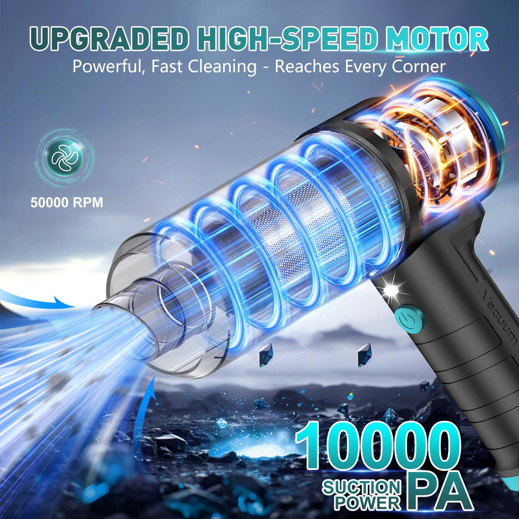 KMM Handheld Car Vacuum Cleaner, Hand Held Vacuum & Air Duster Jansha Store