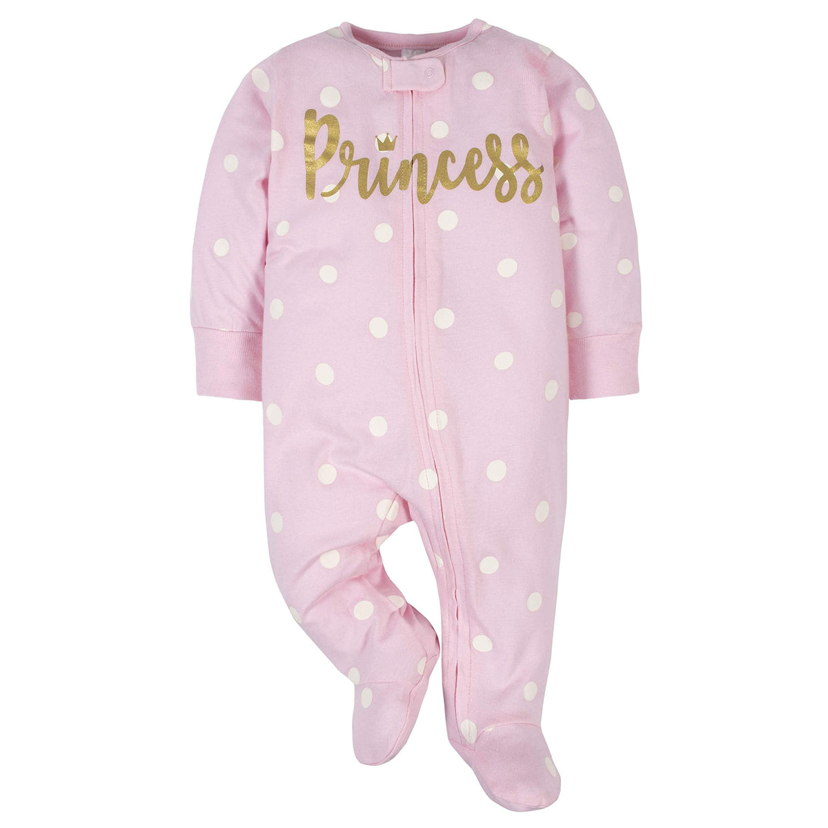 Gerber Baby Girls 4-Pack Sleep 'N Play Footie Jansha Store
