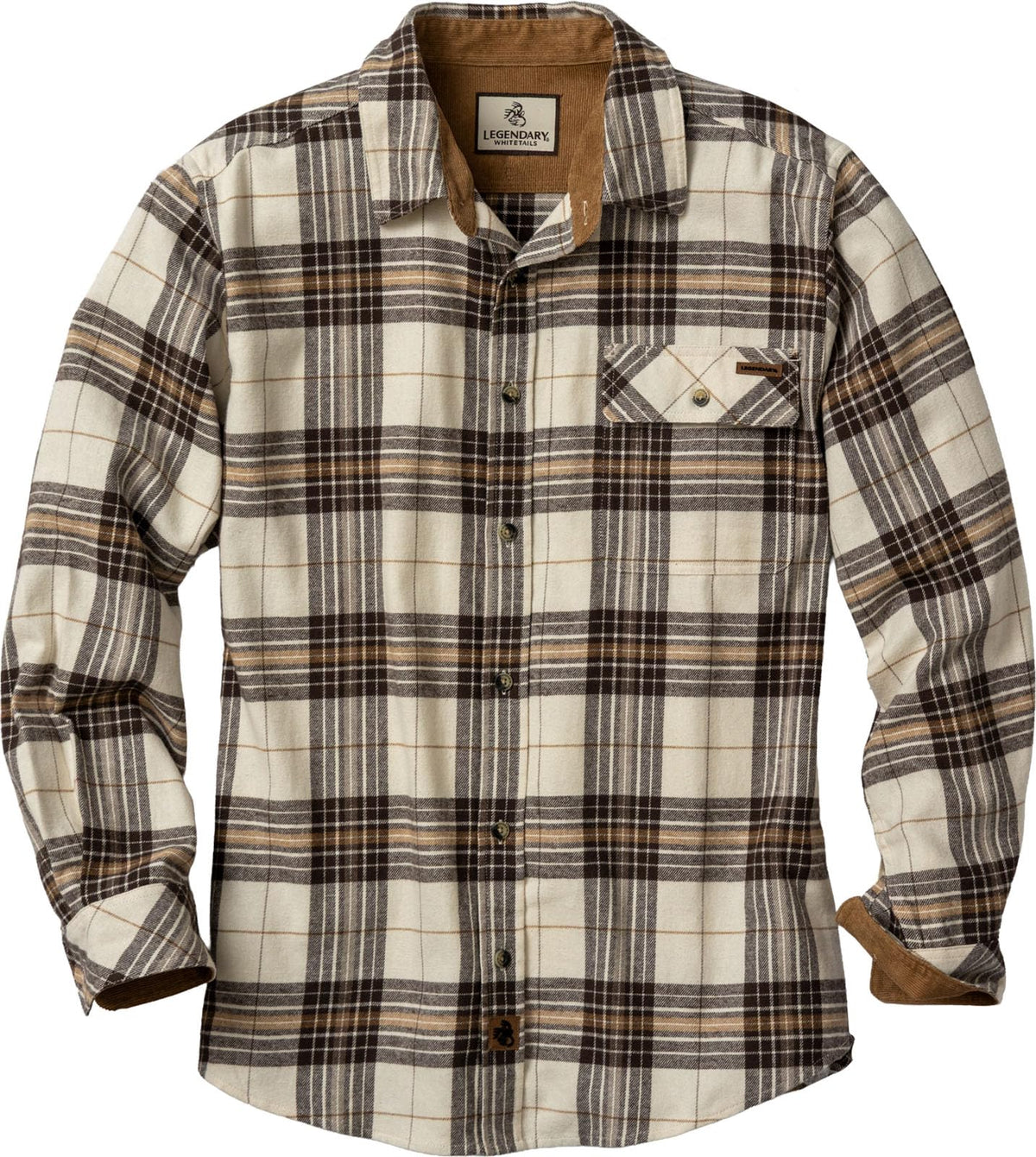 Legendary Whitetails Mens Flannel Long Sleeve Button Down 100% Cotton Shirt Jansha Store