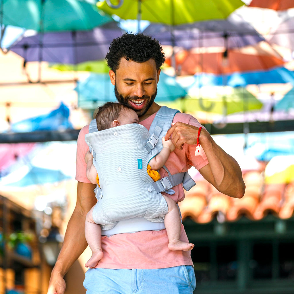 Infantino Flip 4-in-1 Baby Carrier Convertible Ergonomic, Rainbow Jansha Store