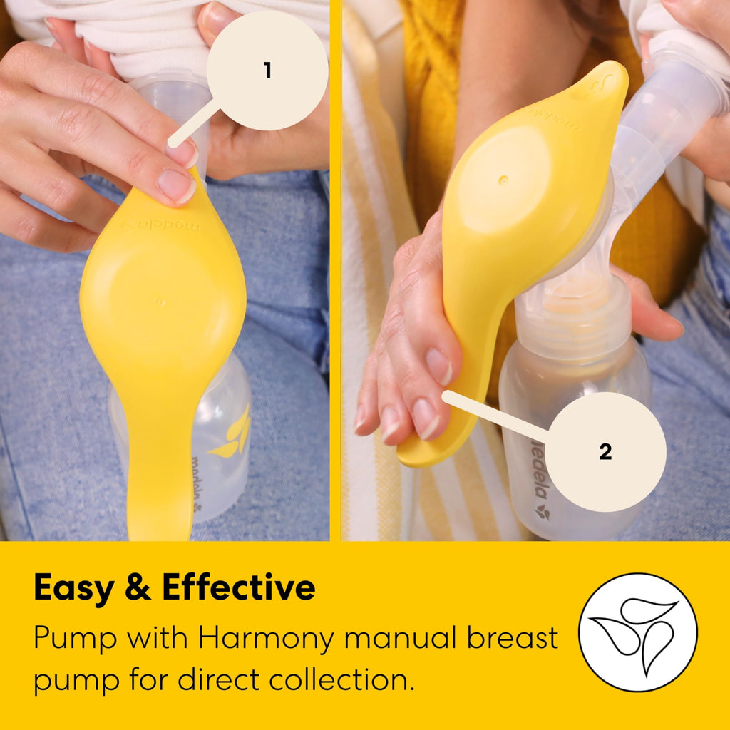 Medela Harmony Manual Breast Pump, On-the-Go, More Milk Output Jansha Store