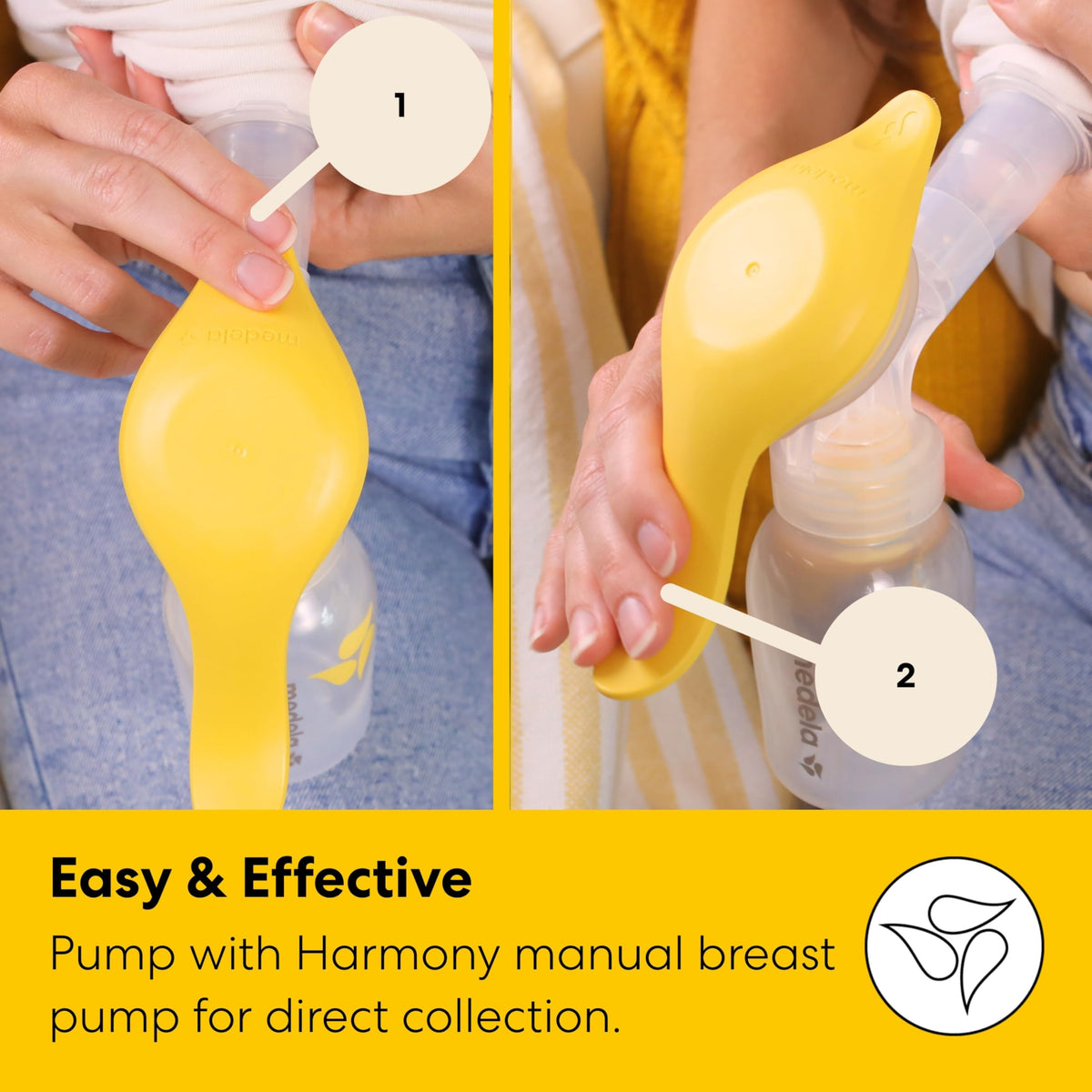 Medela Harmony Manual Breast Pump, On-the-Go, More Milk Output Jansha Store
