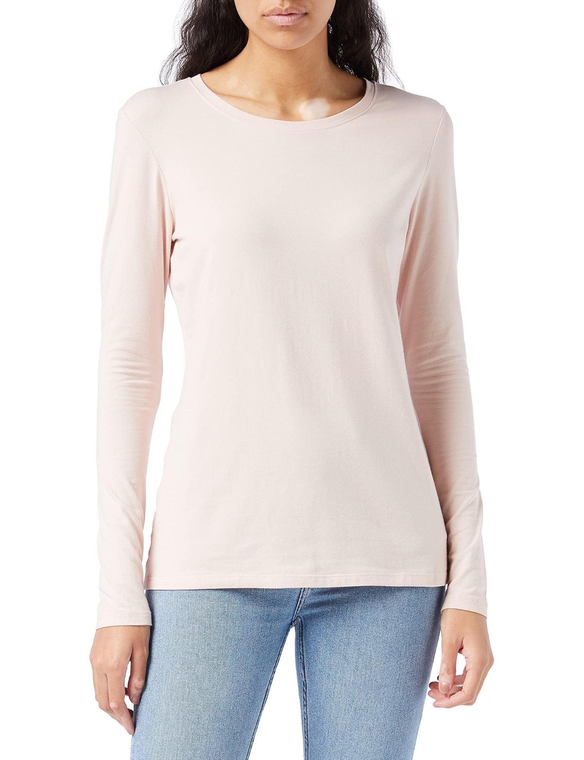 Amazon Essentials Women's Regular-Fit Long-Sleeve Crewneck T-Shirt Jansha Store