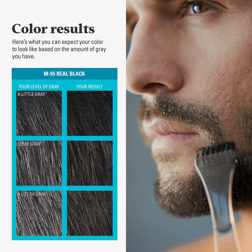 JUST FOR MEN Mustache & Beard Dye, Keratin, Light Brown M-25 (1 Pack) Jansha Store