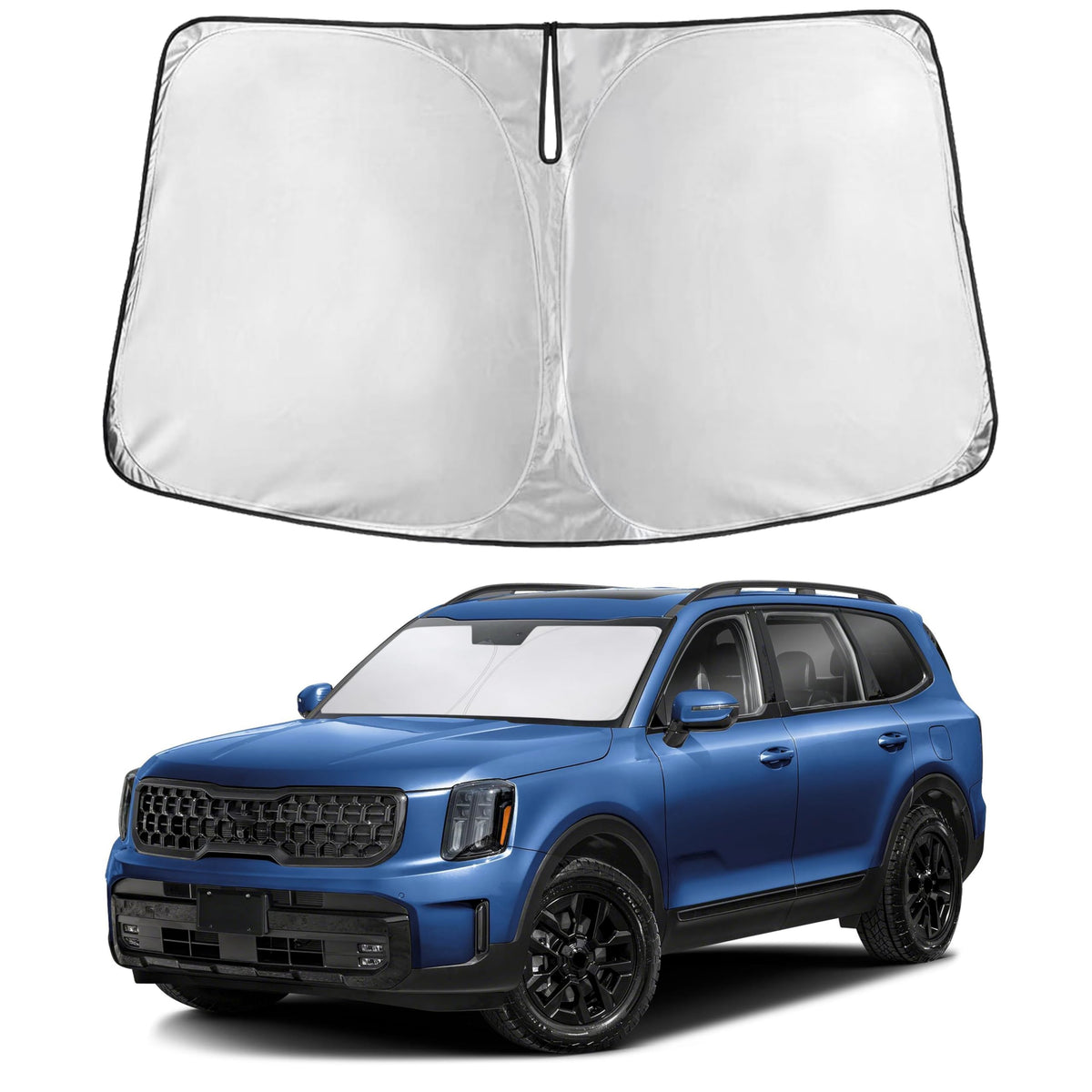EcoNour Car Windshield Sun Shade, Front Window Sun Blocker for SUVs,Sedan Jansha Store