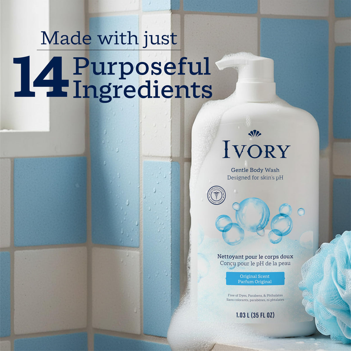 Ivory Body Wash Designed for the Whole Family, Original Scent, 35 fl oz Jansha Store
