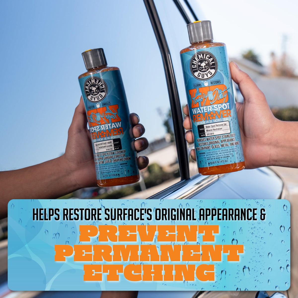 Chemical Guys, Heavy Duty Water Spot Remover Gel for Glass & Paint, 16 oz Jansha Store