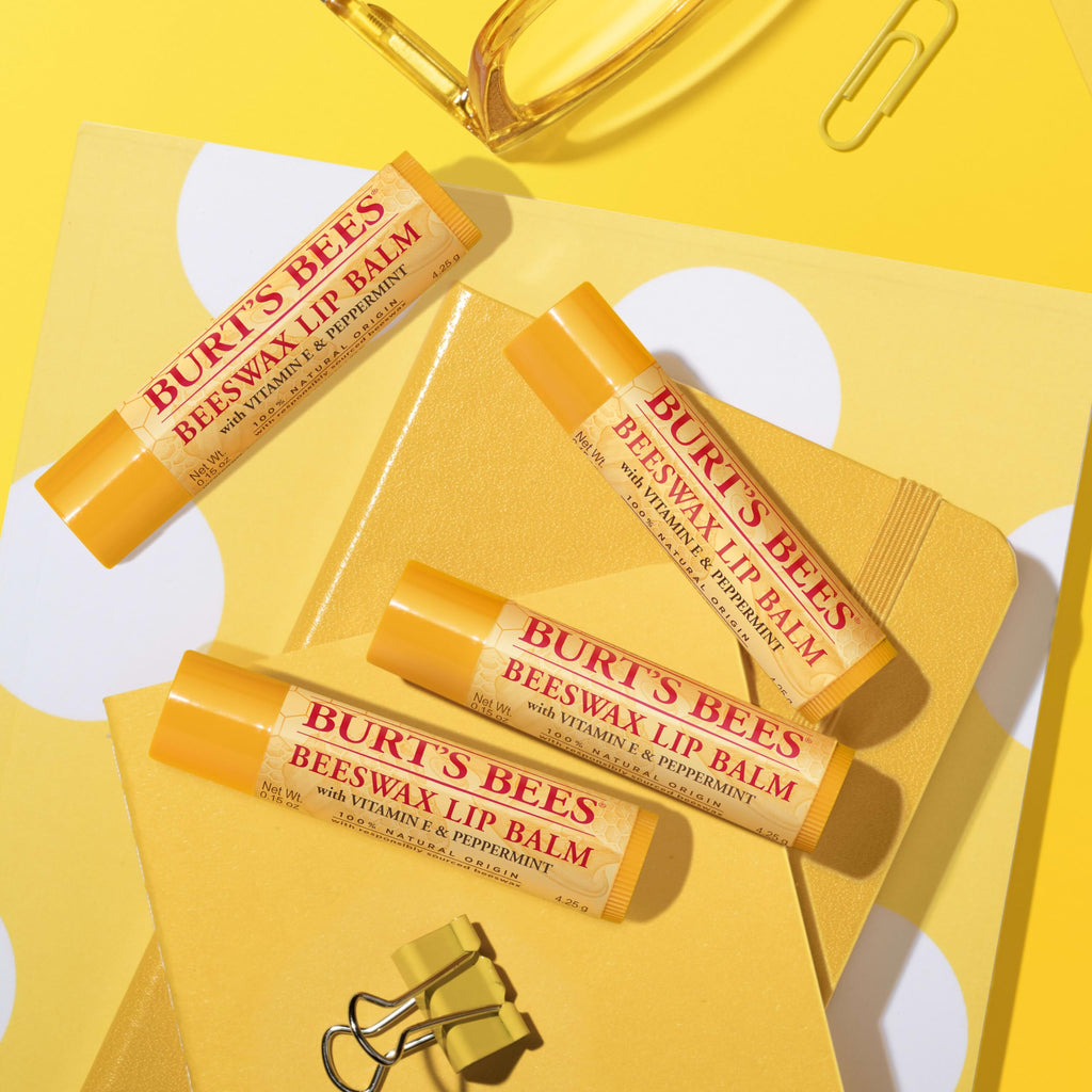 Burt's Bees Lip Balm, Pomegranate, 0.15 oz., 4 Tubes Jansha Store