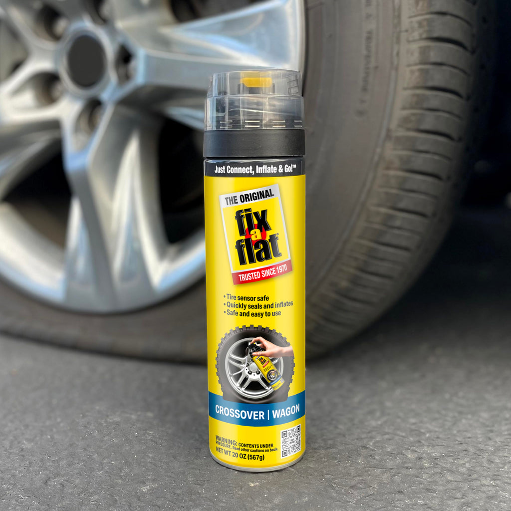 Fix-A-Flat S60420 Aerosol Emergency Flat Tire Repair and Inflator, for Standard Tires, Eco-Friendly Formula, Universal Fit for All Cars, 16 oz. (Pack of 1) Jansha Store