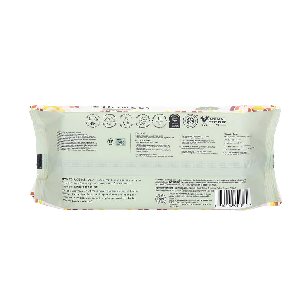 The Honest Company Multi-Use Baby Wipes, Pattern Play, 720 Count Jansha Store