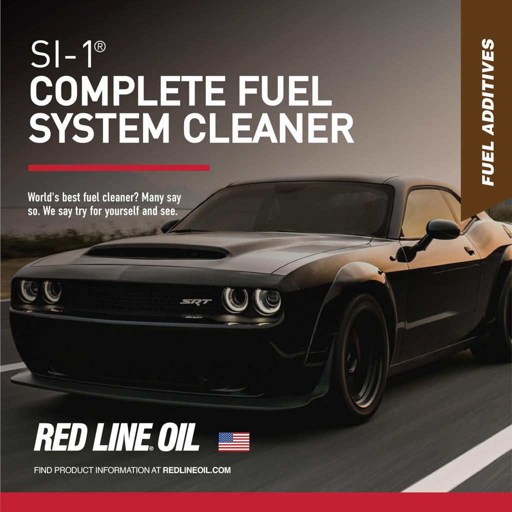 Red Line 60103 SI-1 Complete Fuel System Cleaner - 15 Ounce- Fuel Injector Cleaner and Carburetor Cleaner for Corrosion Prevention and Injector, Valve, and Combustion Chamber Deposit Removal Jansha Store