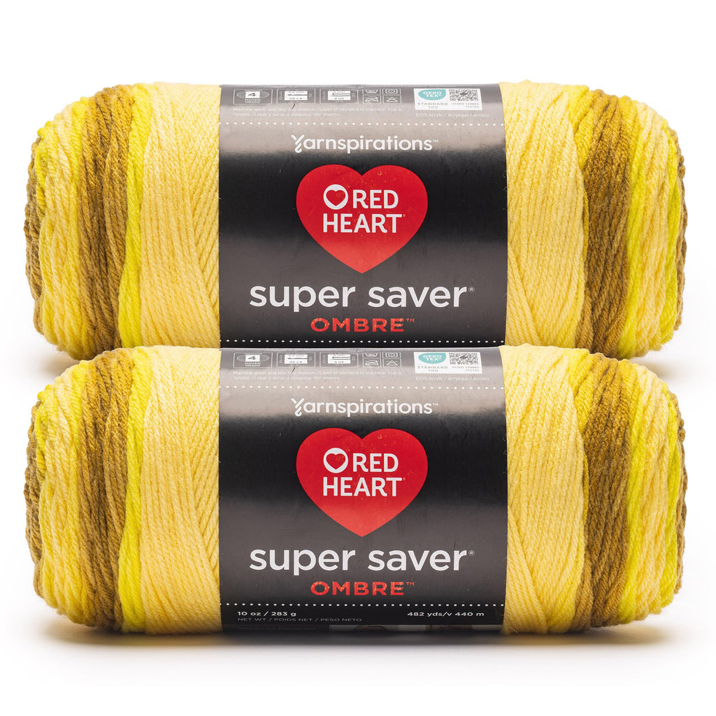 Red Heart Super Saver Yarn for Crocheting & Knitting, Cherry Red, Single Jansha Store