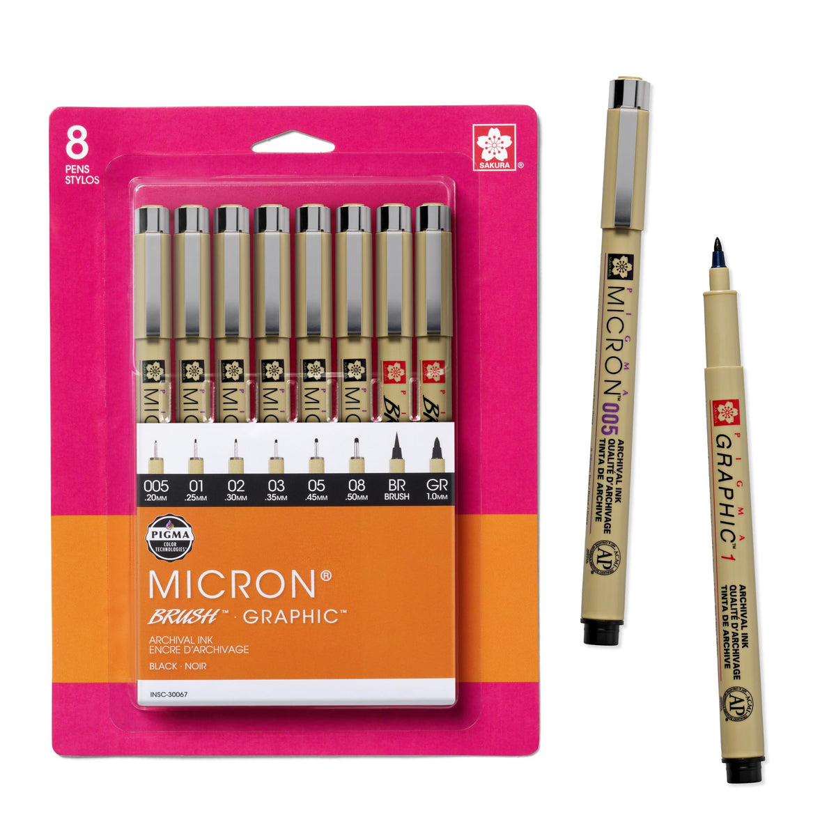 Sakura Pigma Micron Fineliner Pens, Black, Classroom Set, 72 Pack Jansha Store
