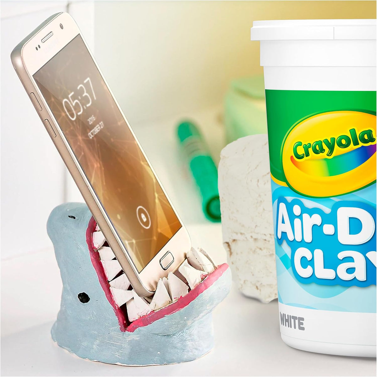 Crayola Air Dry Clay (5lbs), Teacher Supplies, Natural White Modeling Clay for Kids, Sculpting Material, Bulk Craft Supplies for Art Classrooms Jansha Store